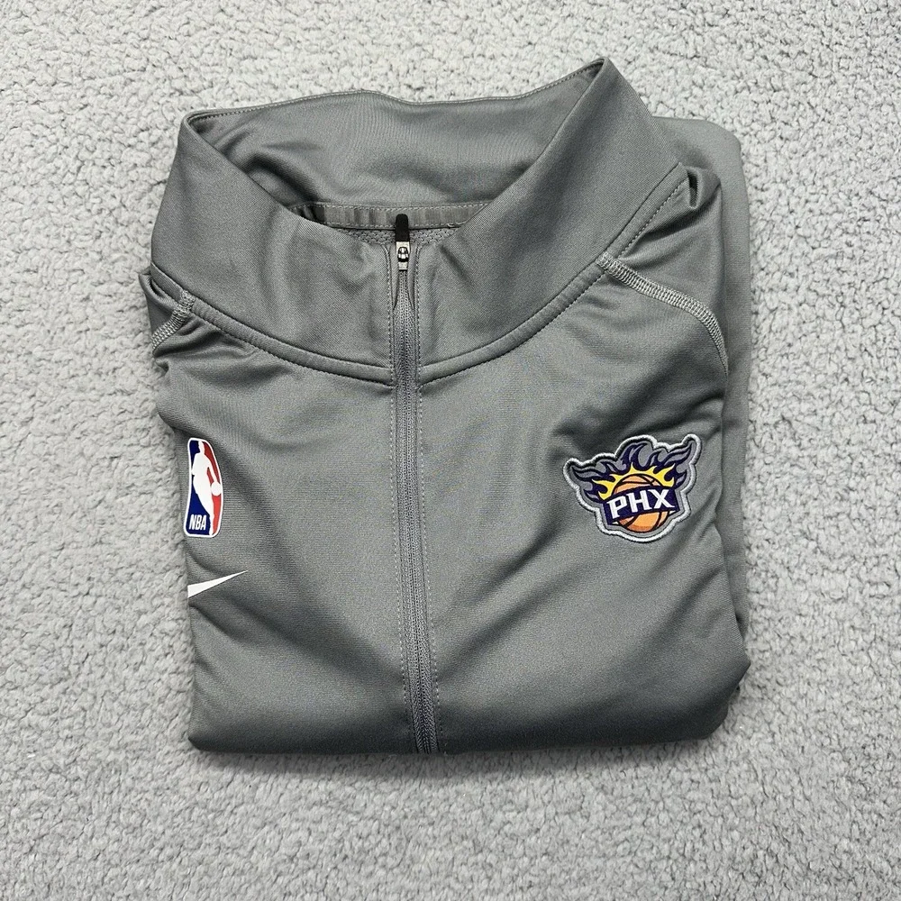 Nike Dri-Fit Women's XL AT9711-002 NBA Phoenix Suns Basketball 1/4 Zip Pullover